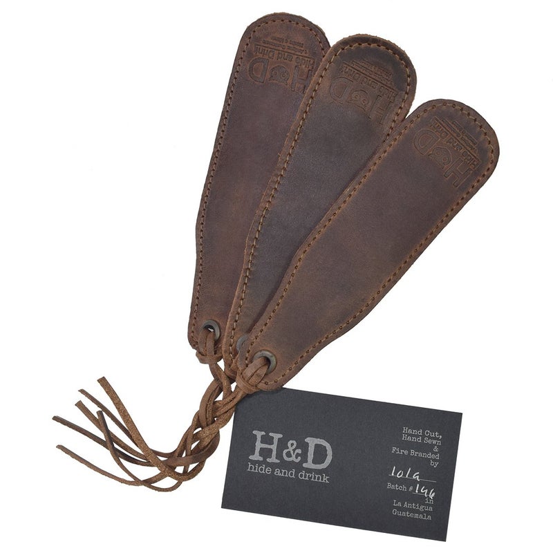 Hide & Drink, Leather Bookmark Page Marker for Book Lovers, Page Turners, Travel Readers, Literature Fans, Book Club Gifts Handmade 101 Year Warranty (Bourbon Brown) - Image 4